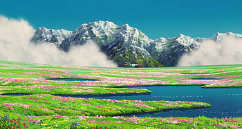 Howls Moving Castle Howls (1920Ã1032). Anime, Studio Ghibli Garden Scenery HD wallpaper
